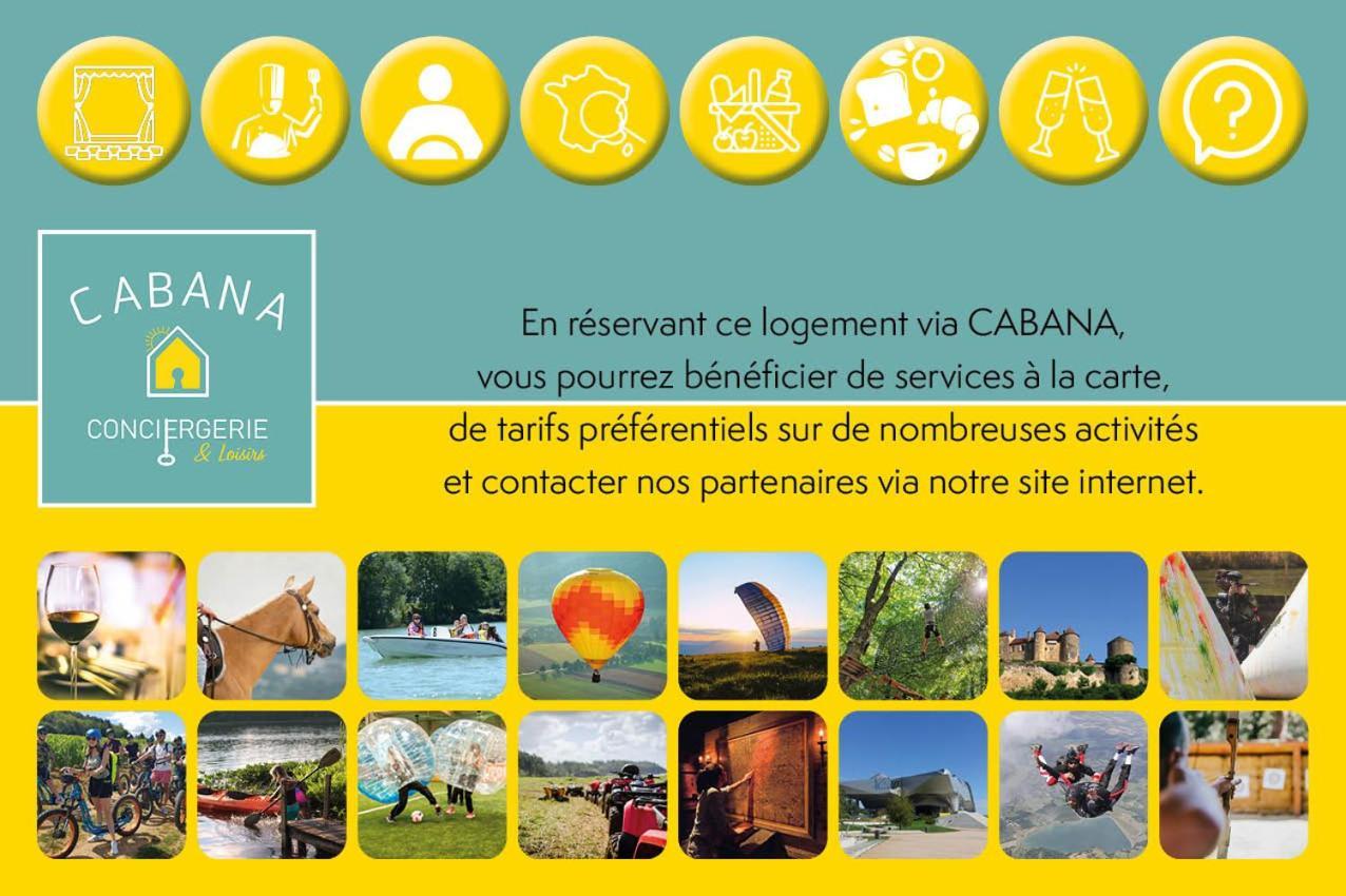 Cabana & Rustique - Proche Macon Nord Viré المظهر الخارجي الصورة